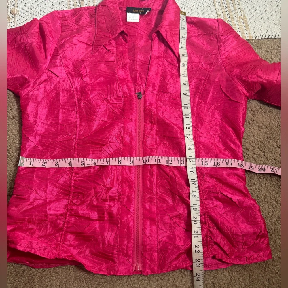 Bala Bala Hot Pink Top Blouse & Matching Jacket Set